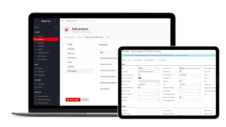 SellStack 365 Cannabis ERP Edition